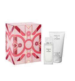 LALIQUE COFFRET PERLES EDP 100ML + BODY LOTION 150 ML